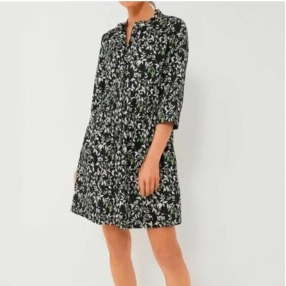 Tuckernuck | NEW Verdant Iris Short Sleeve  Royal Shirt Mini Dress Size XS
